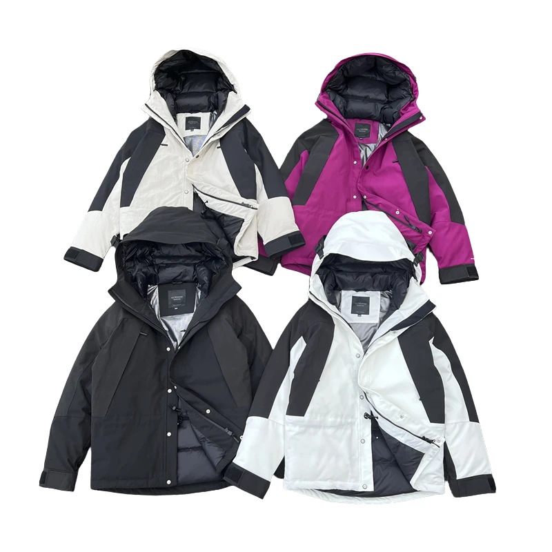 经典1994款 男女户外机能强度抗寒防风雪连帽加厚羽绒服拉链外套