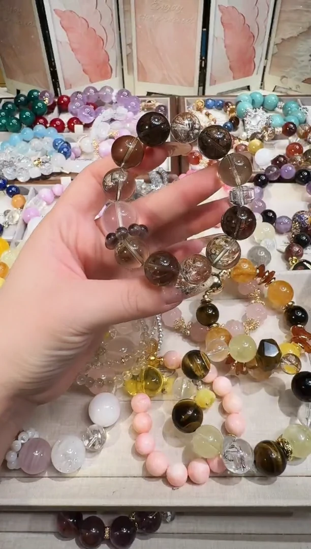 未镶嵌手串水晶多样性发一