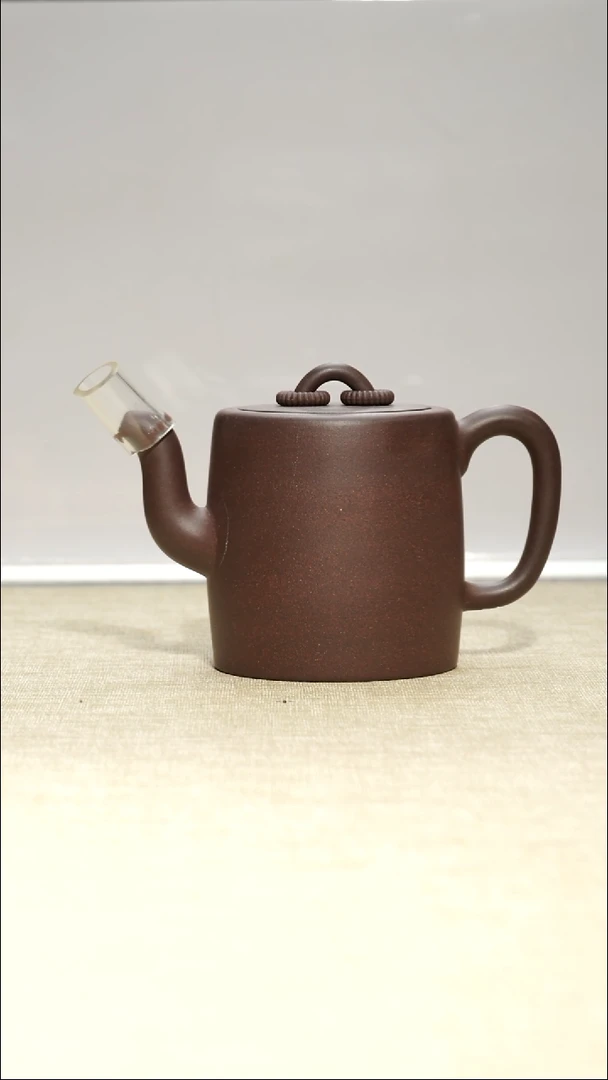 茶壶底槽青双圈250毫升瑕疵壶