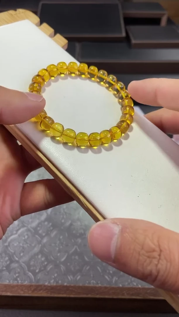 手链琥珀未镶嵌老型珠手串