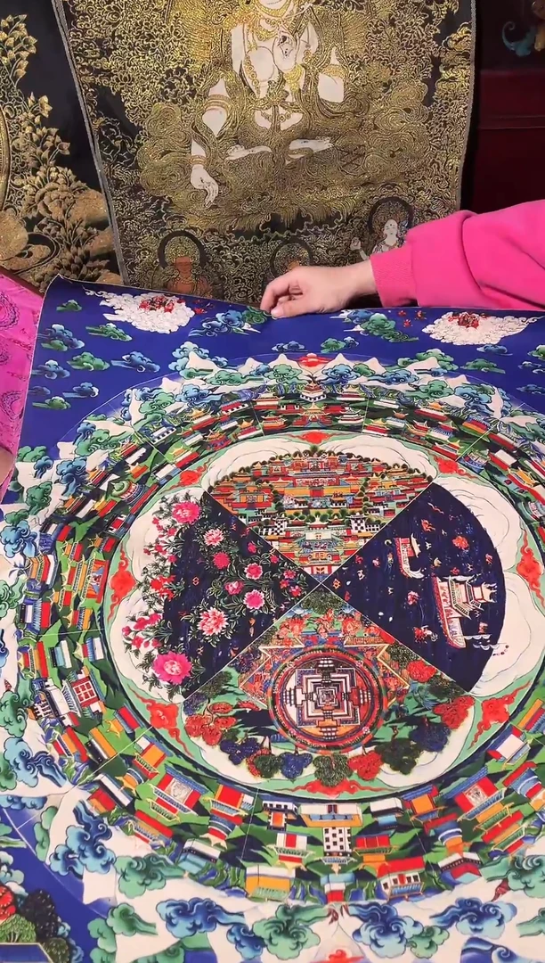 卷轴画东东唐卡tk16