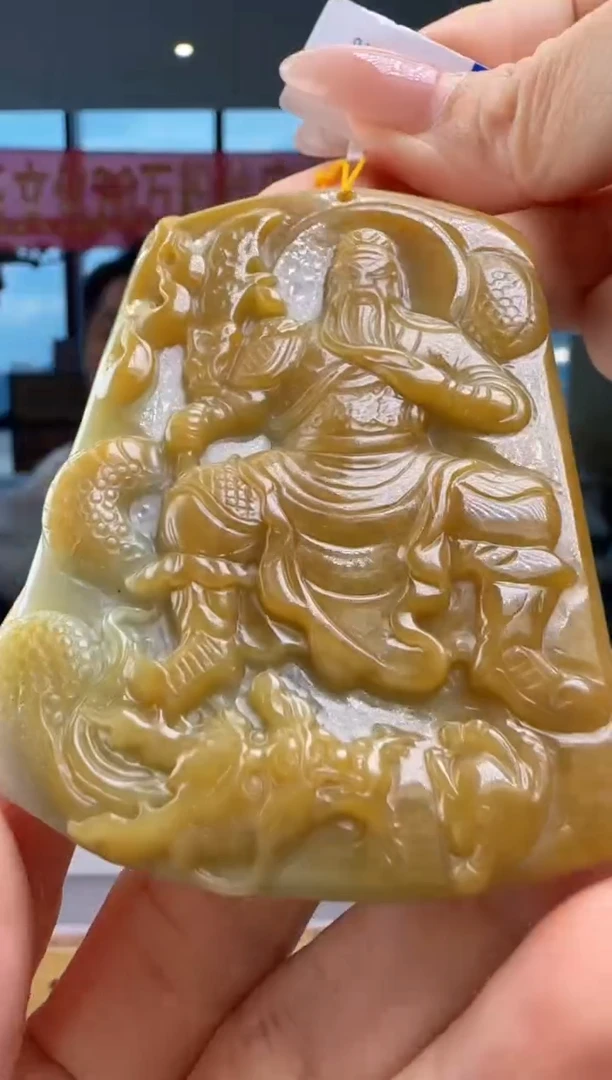 翡翠未镶嵌吊坠(赠链)YJ@@960Q3J18570