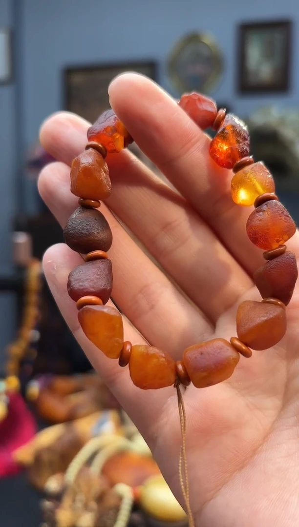 手串琥珀未镶嵌手串