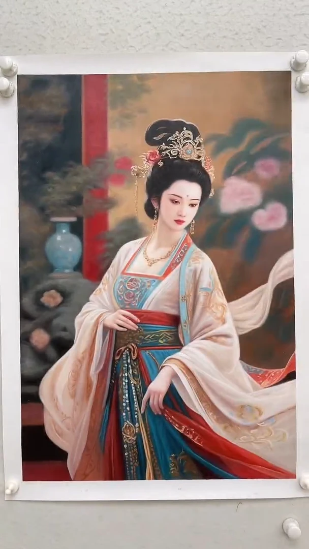 国画油画麻布-约60-90 厘米