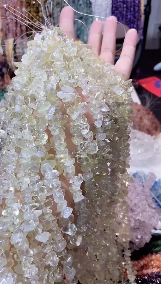 未镶嵌珠宝半成品水晶柠檬晶