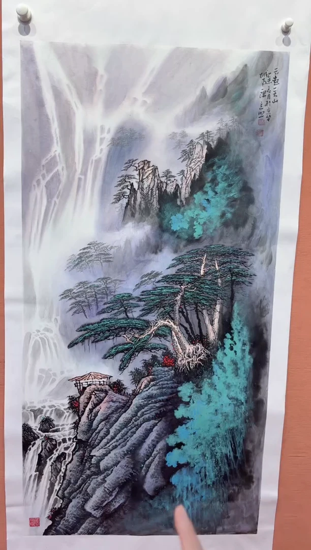 国画师立照老师国画作品