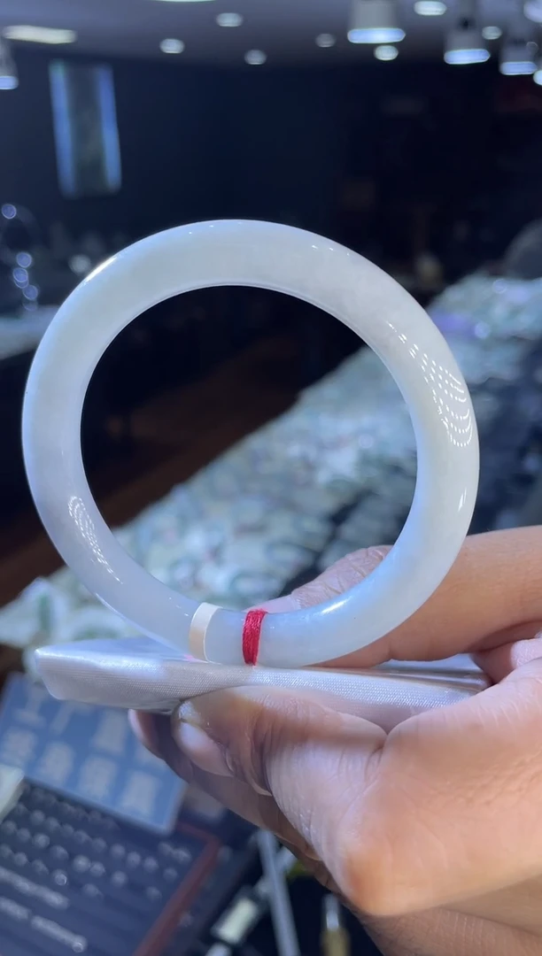 未镶嵌手镯翡翠圆条55-56