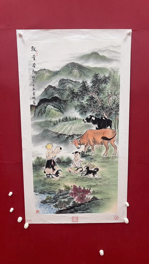 【闪购商品】国画书魁-绘画作品-47