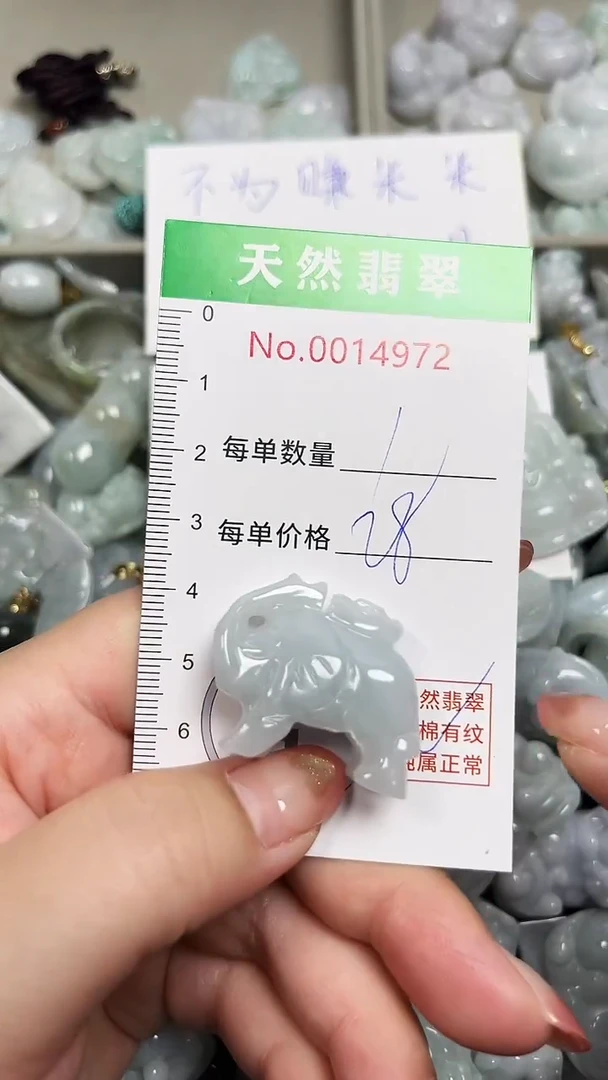 翡翠未镶嵌吊坠(不含链)4972