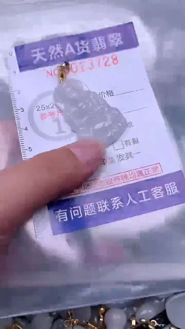 翡翠未镶嵌吊坠(不含链)1