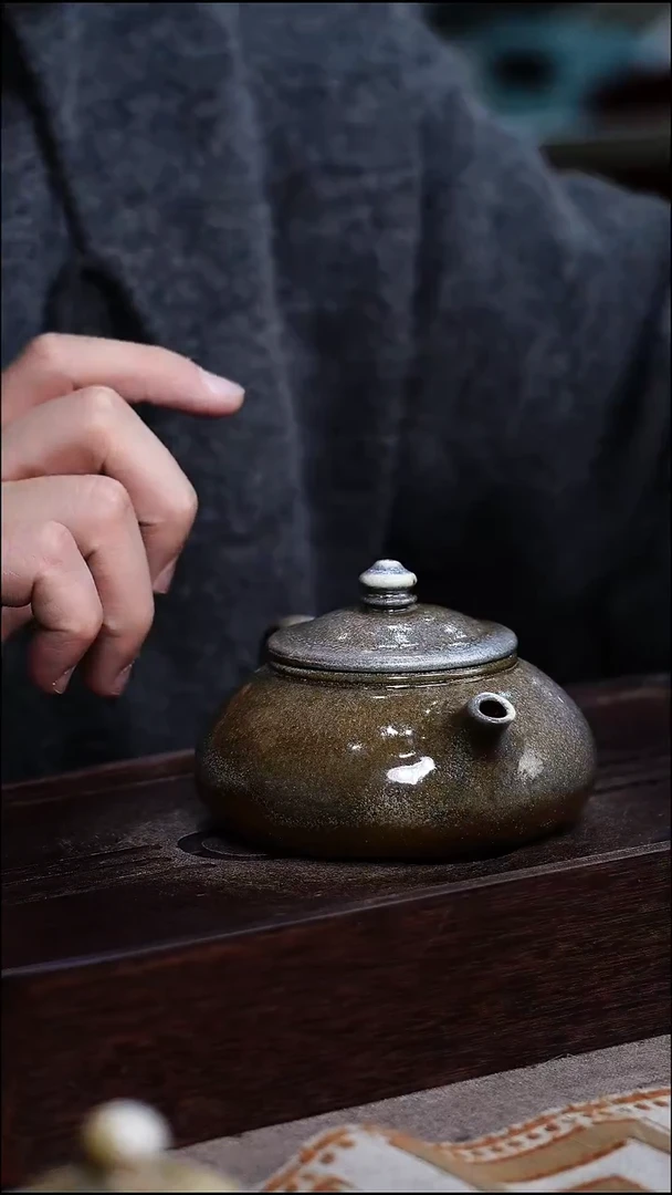 茶壶紫砂宜兴柴烧紫砂壶