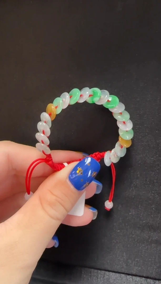 未镶嵌手串翡翠216平安扣一条