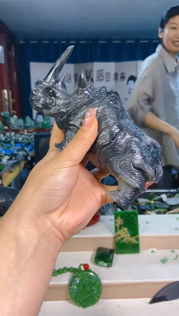和田玉未镶嵌摆件1