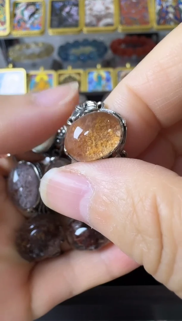 合金戒指水晶9矿坑