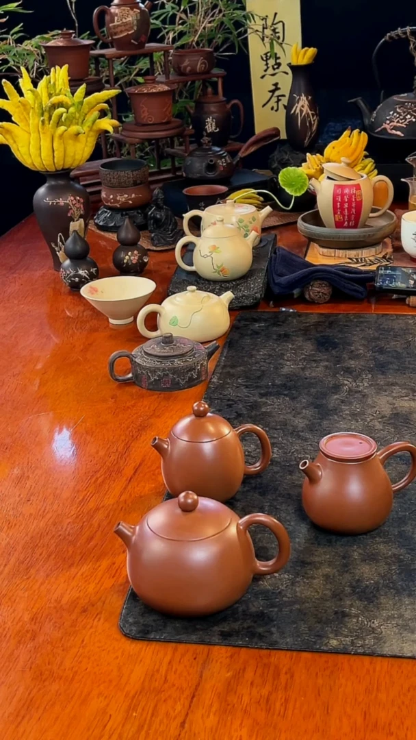 【陶点茶Yun】建水紫陶 400目泥料 素壶