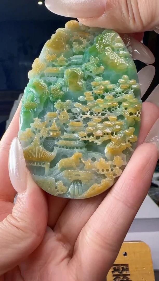 颈饰未镶嵌翡翠MM@@960Q7J05508