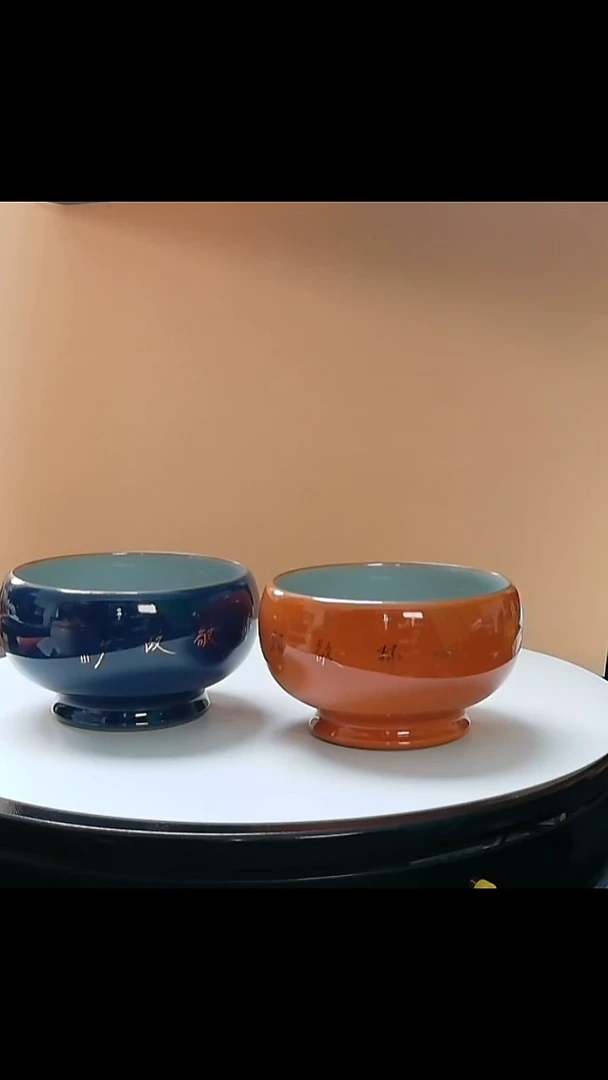 对杯周鸿浦手书对杯礼盒装