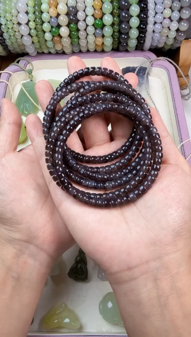 手串未镶嵌和田玉直切手串多样性发其一