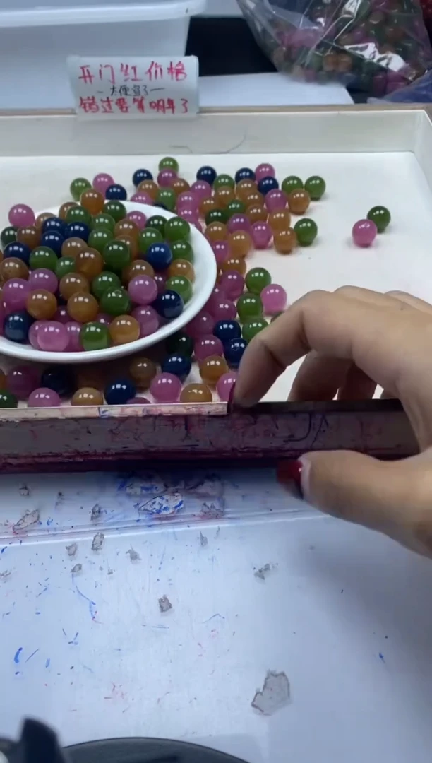 【闪购商品】碧玺颈饰未镶嵌W203碧玺12mm*10颗