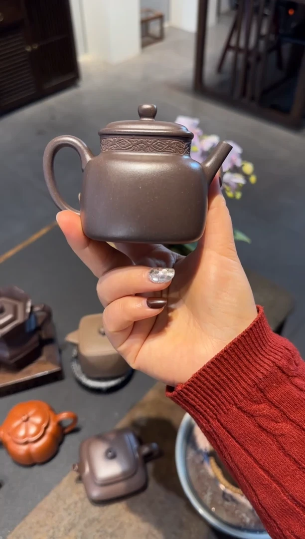 【闪购商品】紫砂茶壶四方言心