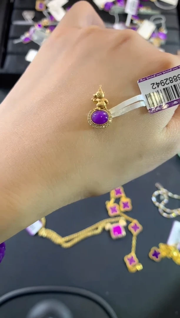 【闪购商品】苏纪石（舒俱来）.18K金镶嵌舒俱来饰品