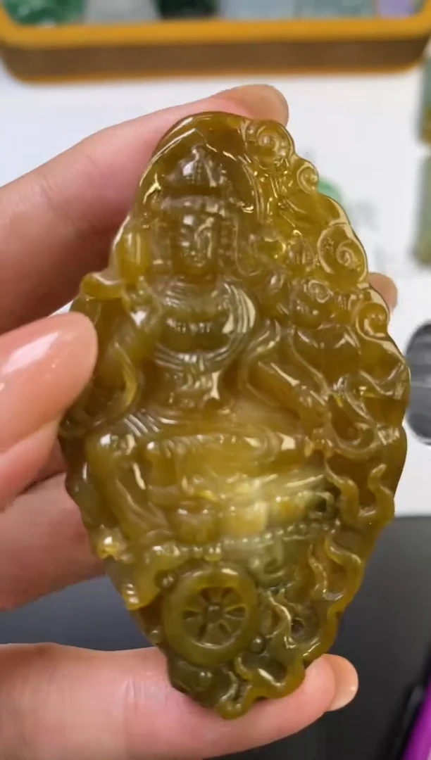 未镶嵌挂件翡翠302594    多人
