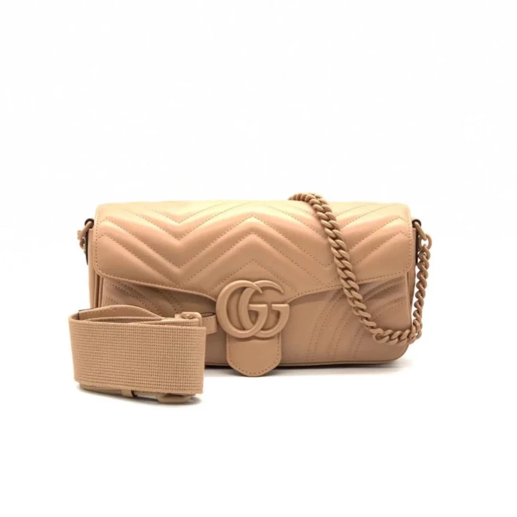 99新 GUCCI/古驰 新款双肩带马蒙