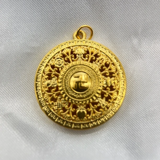 足金饰品/八宝罗盘镂空（圆扣）/1.57/1B5B20274/h