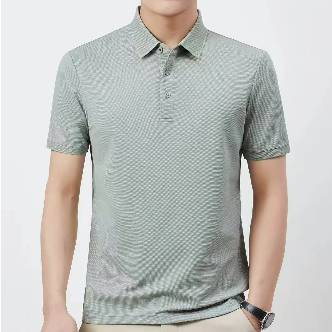 短袖T恤POLO衫763102夏季5A抗菌接触凉感莱赛尔半袖VY男装翻领T恤