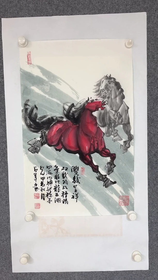 国画李占军老师作品开三