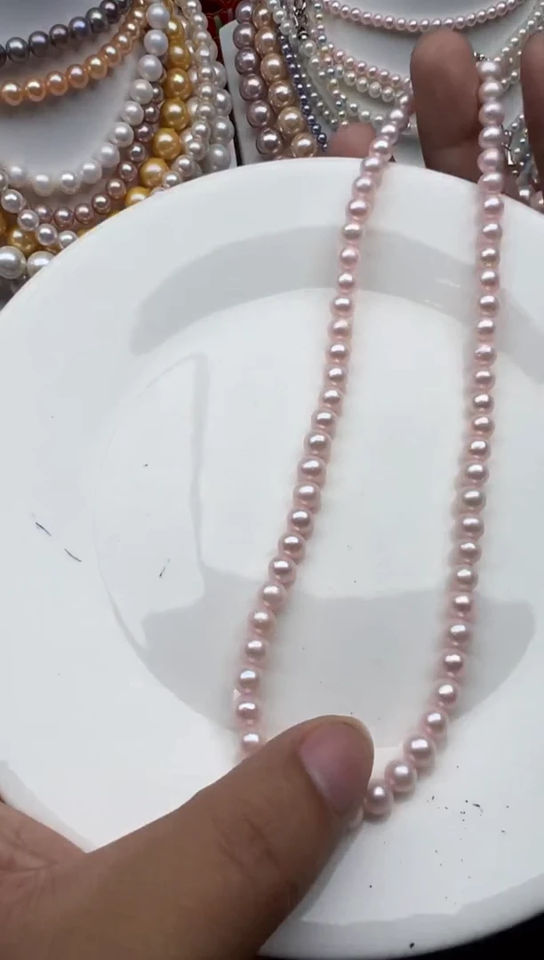 淡水珍珠未镶嵌颈饰1