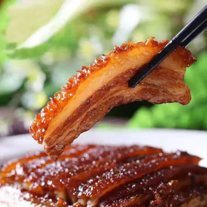 天津特产豆皮碗肉小时的味道扣肉豆皮五香味五花三层好吃不腻人