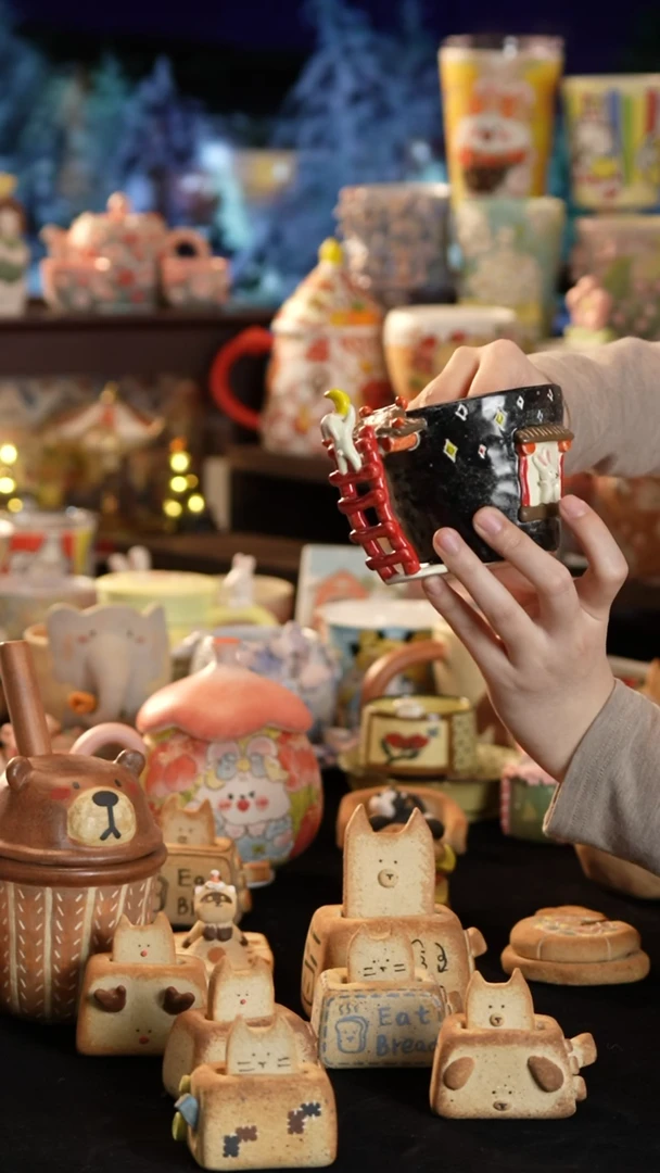 其他陶景德镇釉下彩手绘设计师款陶瓷