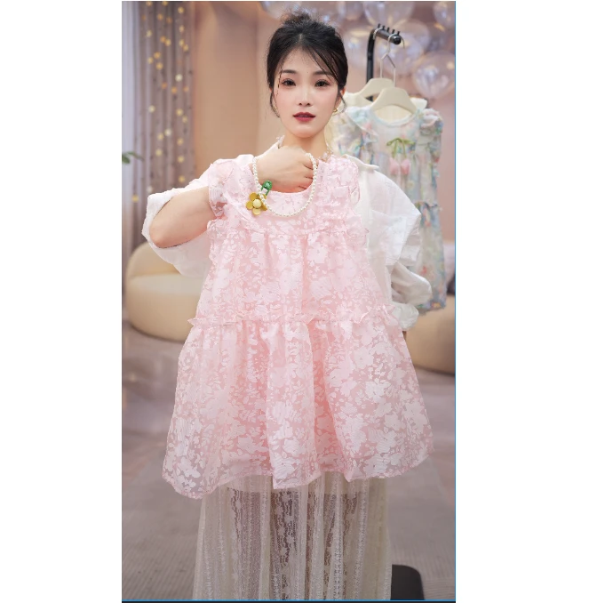 860女童连衣裙A字裙甜美连衣裙2025新款夏季女童