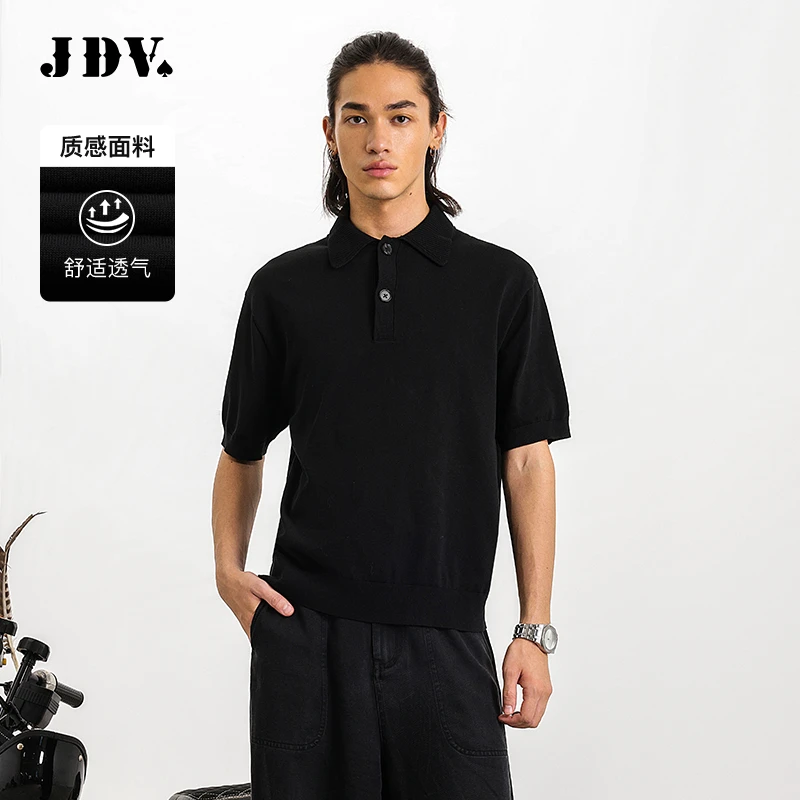 男装2025夏季新款商场同款百搭休闲针织POLO短袖T恤SPO5314