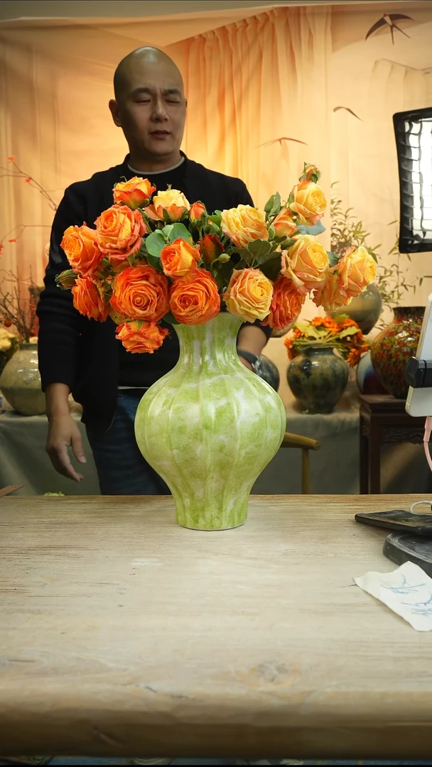 高度30口径10陶瓷花瓶