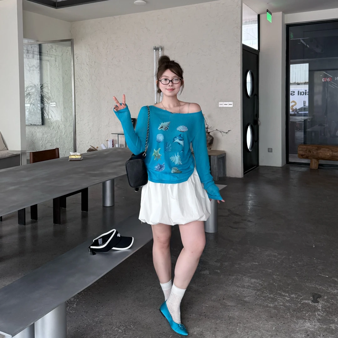 晶咕软软【花苞蓬蓬裙】时尚小众韩版百搭设计感韩系甜美感花苞裙