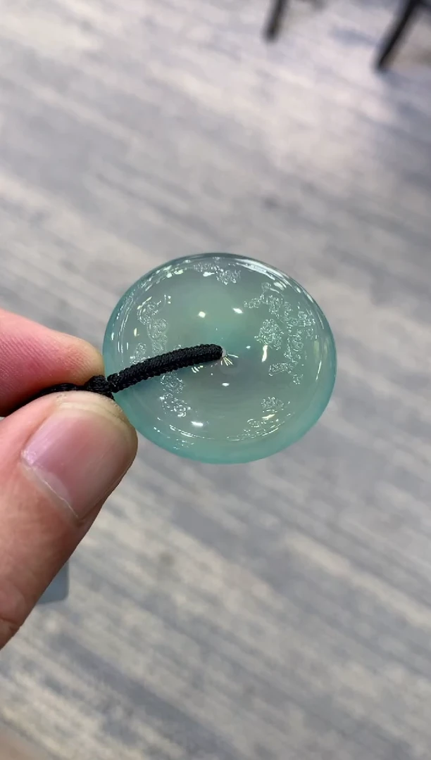 颈饰未镶嵌翡翠天然A货翡翠