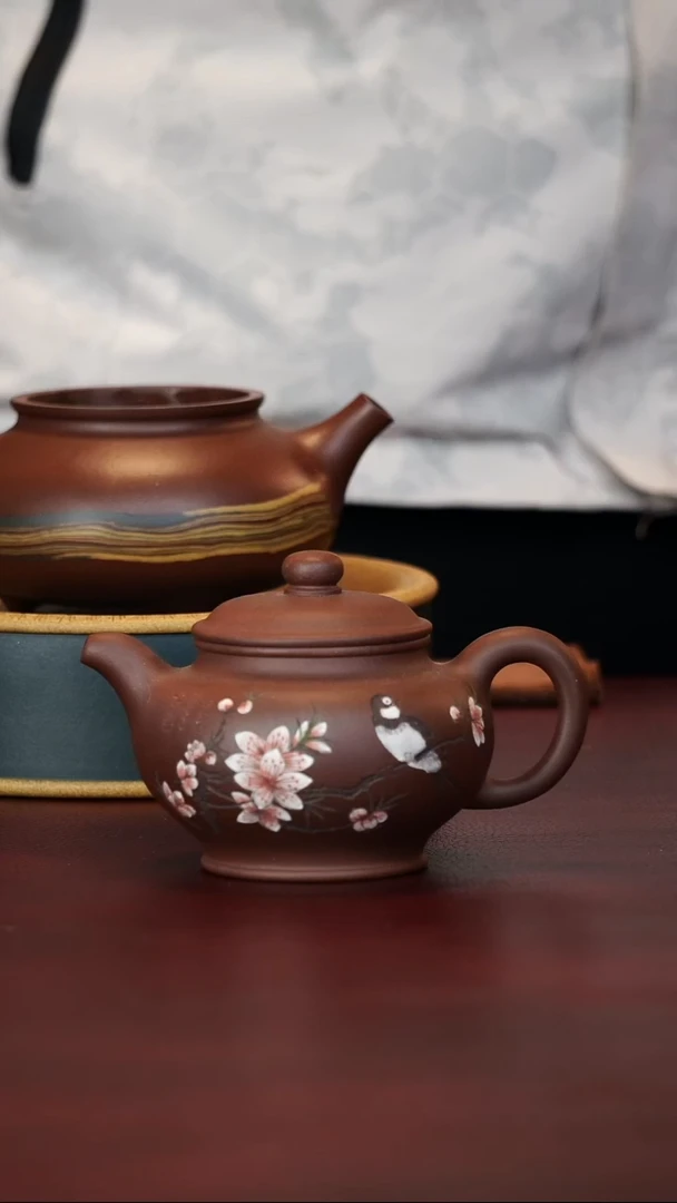 茶壶紫砂原矿高端紫砂--掇枝