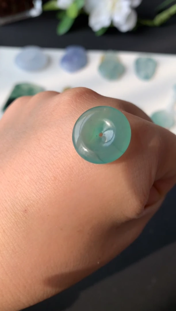 未镶嵌定制翡翠尺寸16.7*3.8