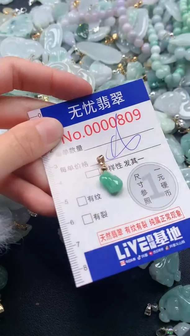 吊坠(不含链)未镶嵌翡翠809