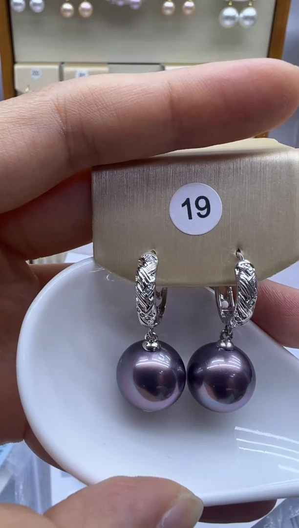 未镶嵌耳饰淡水珍珠19