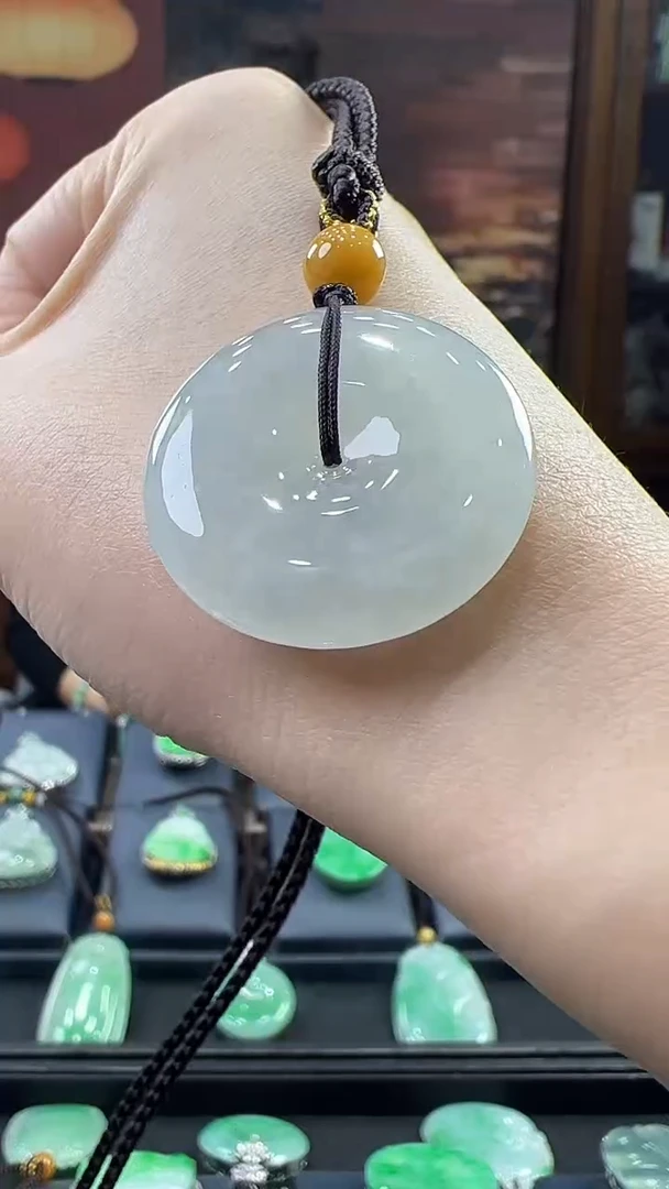 未镶嵌挂件翡翠平安扣