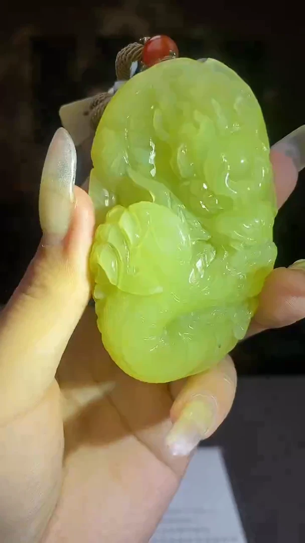 和田玉未镶嵌颈饰C352