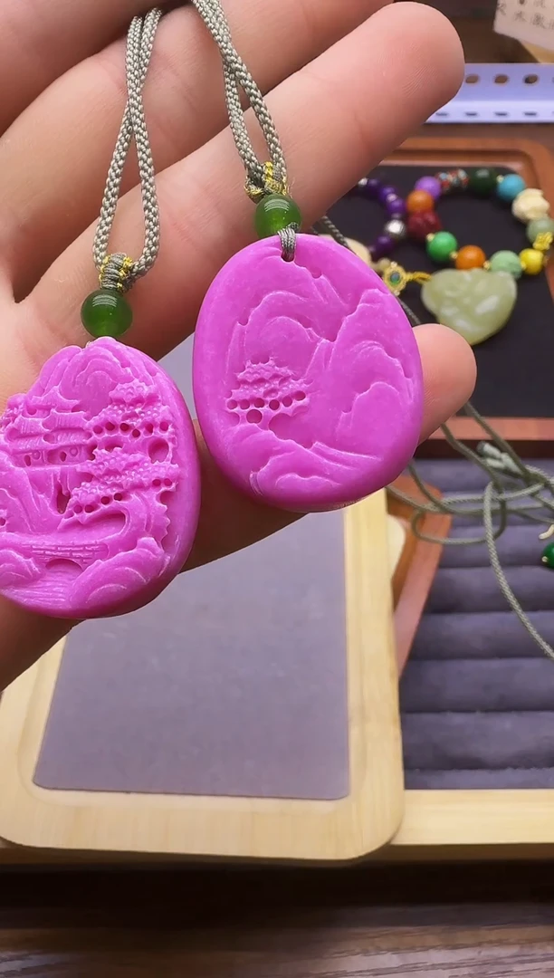 玛瑙/玉髓颈饰14K金镶嵌X84