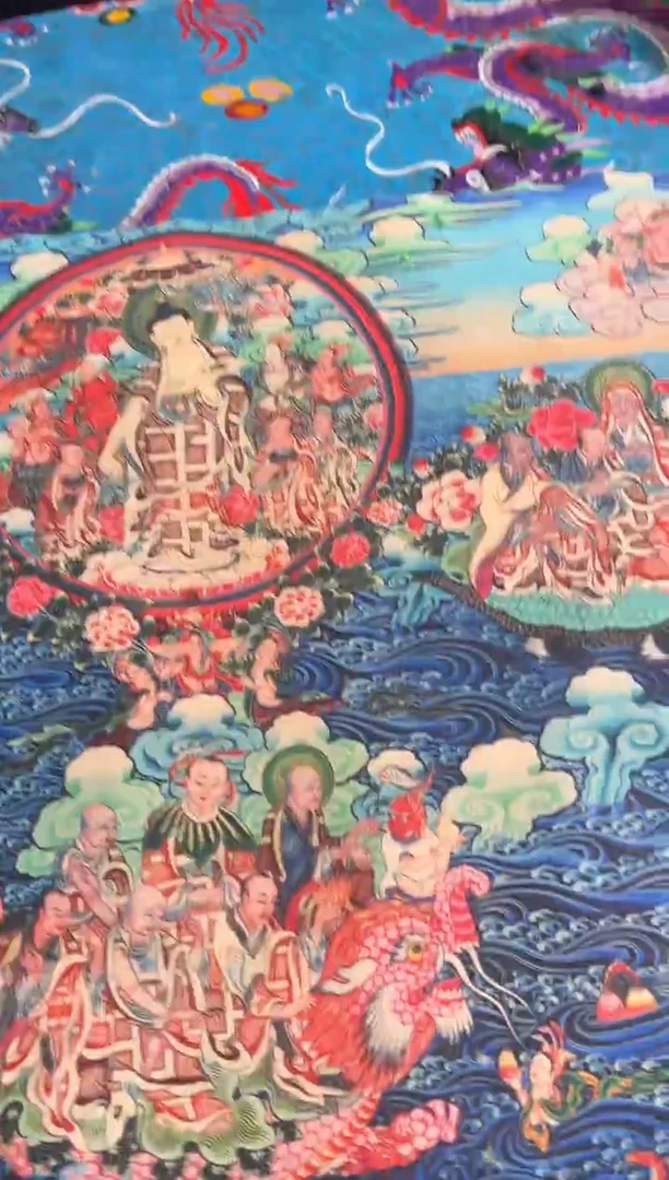 卷轴画天天的唐卡tk160