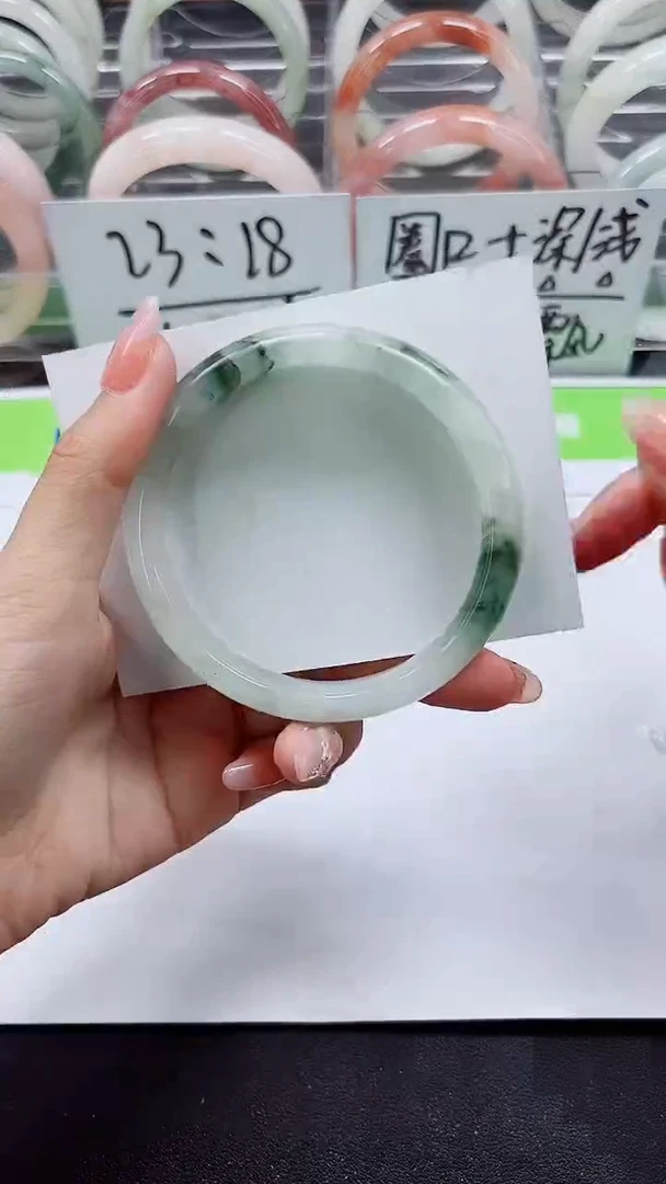 【闪购商品】石英质玉手镯未镶嵌A347-60/61