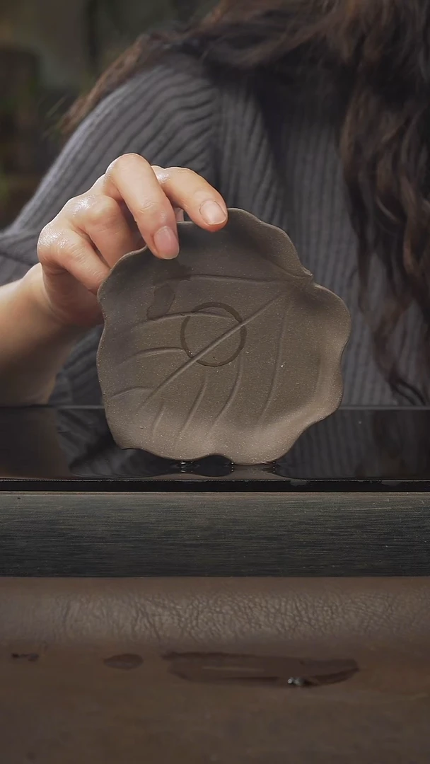 茶壶紫砂树叶干泡