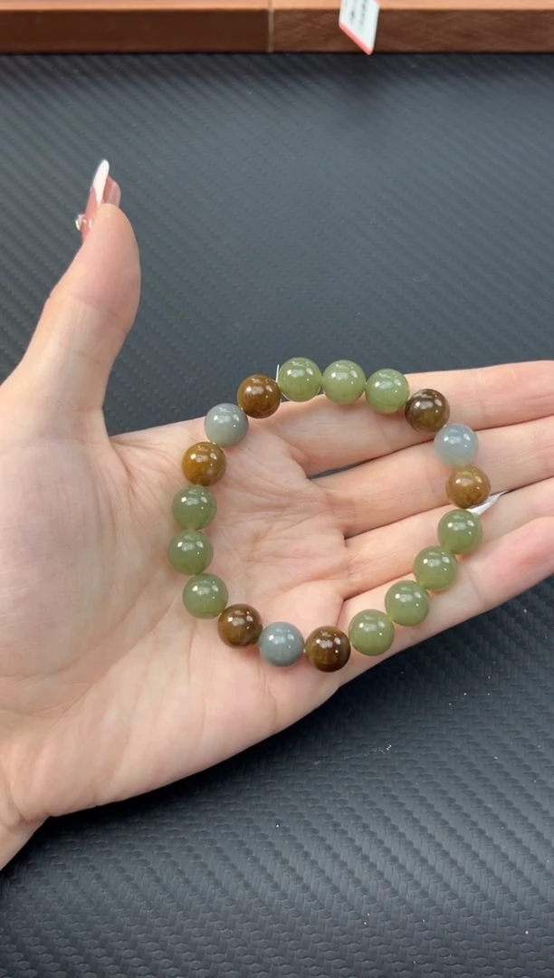 【闪购商品】和田玉手串未镶嵌若羌微色差卡10手串