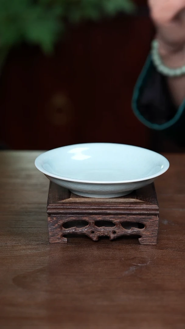 【闪购商品】L·宝丰宋官窑汝瓷月白盘